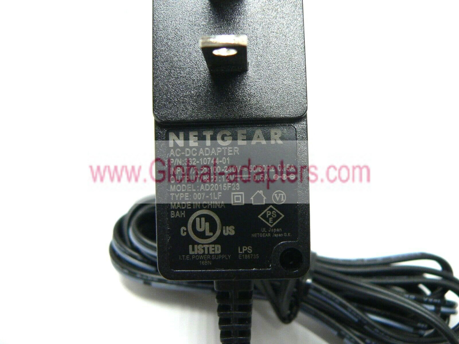 New Netgear 332-10744-01 12V 0.5A AD2015F23 Type 007-1LF AC Power Supply Adapter Charger - Click Image to Close